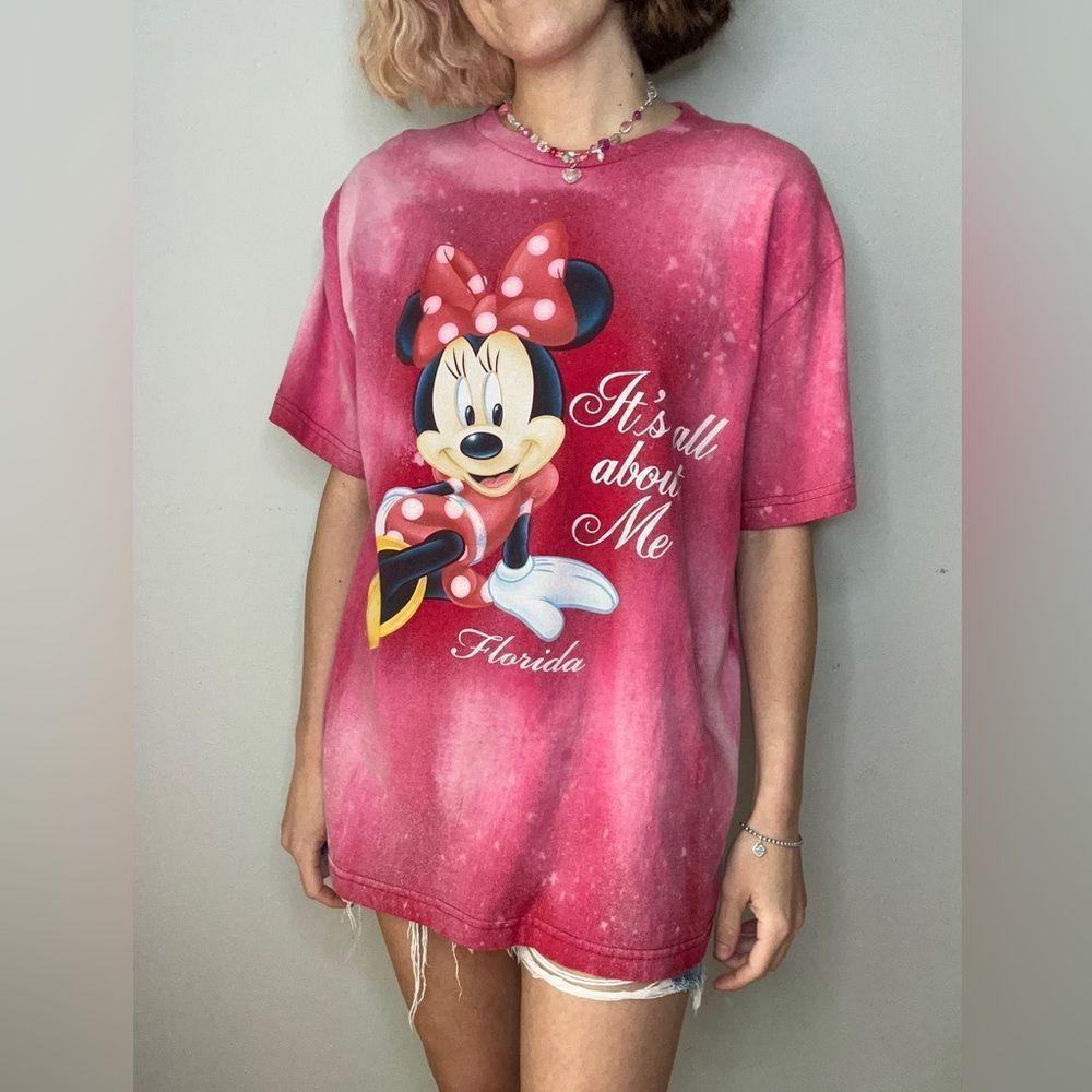 Disney Pink Minnie Mouse Short Sleeve Tee